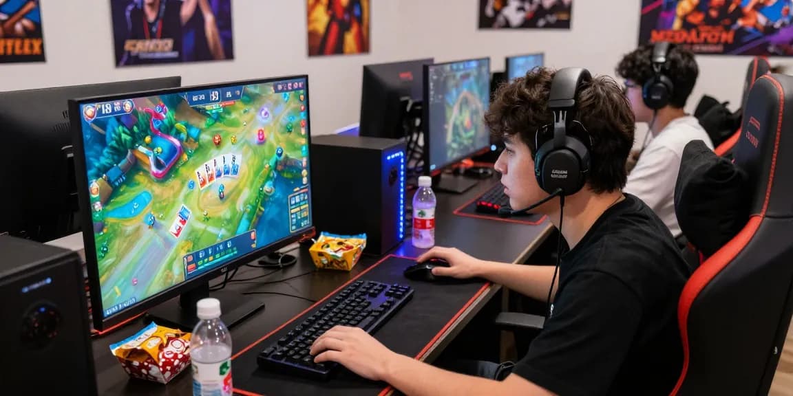 Permainan 68 game bài online dengan pemain muda dan suasana enerjik