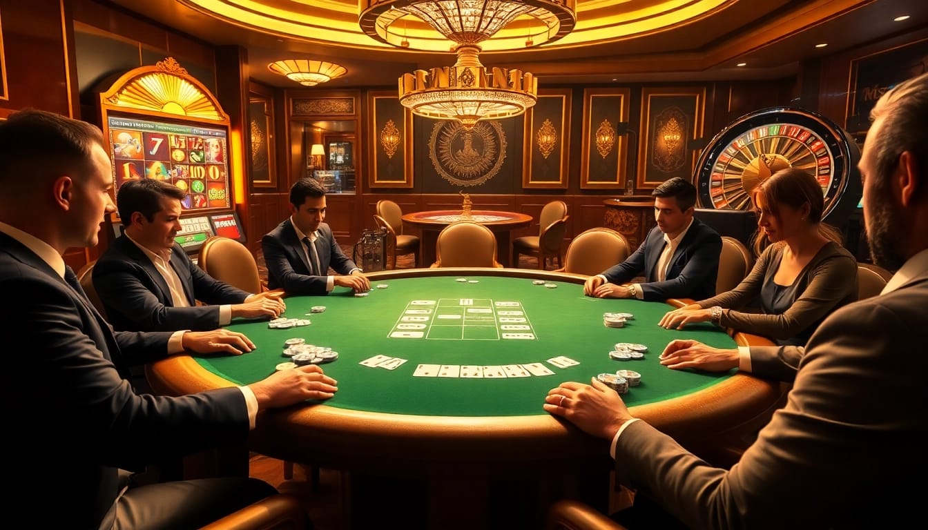 Experience high-stakes poker excitement at km88vip's luxurious casino tables.