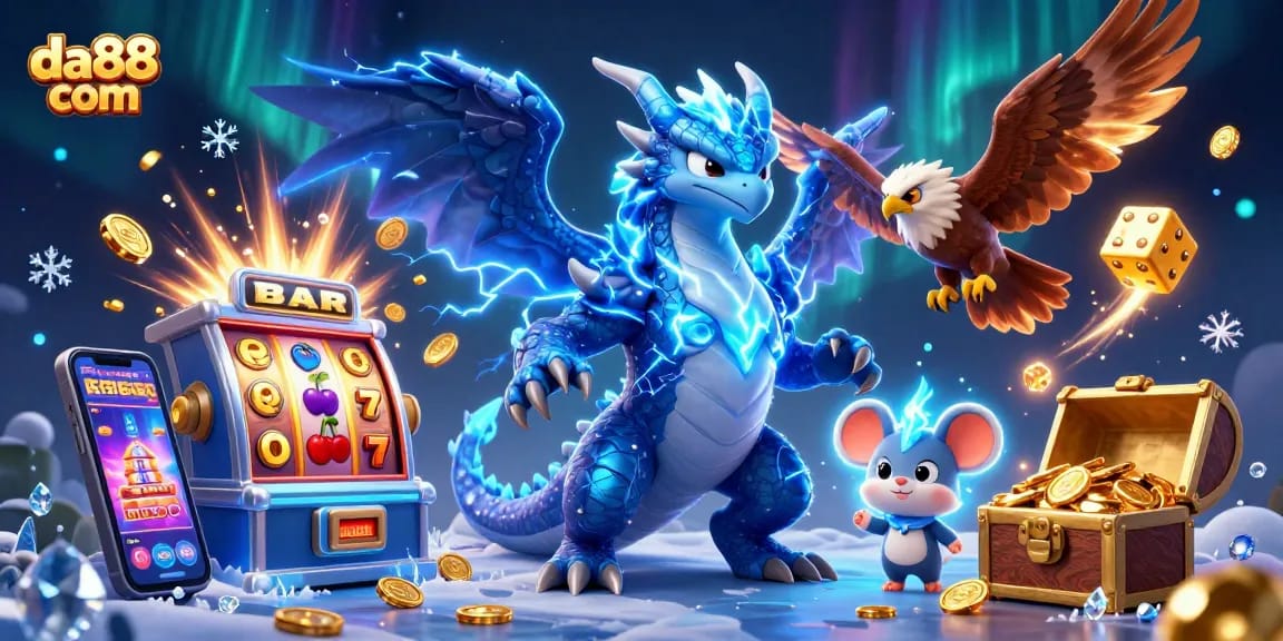 Play big and win big with da88 com's thrilling gaming experience featuring vibrant casino elements.