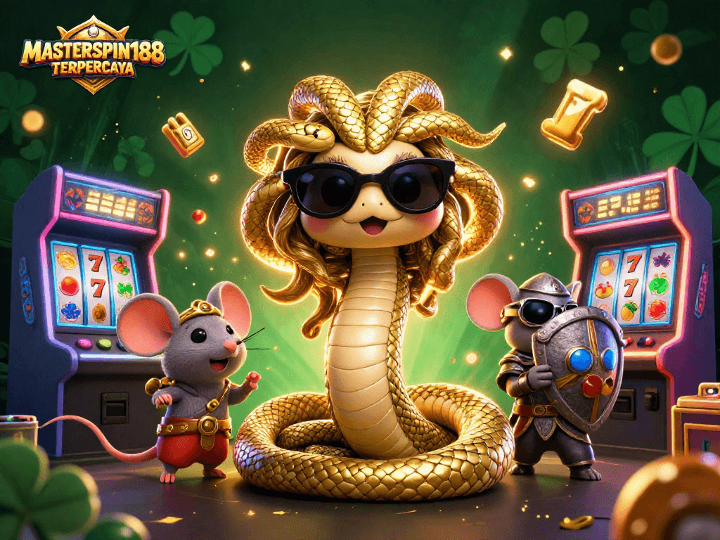 Engage with MASTERSPIN188 TERPERCAYA through a captivating scene of online gaming excitement.