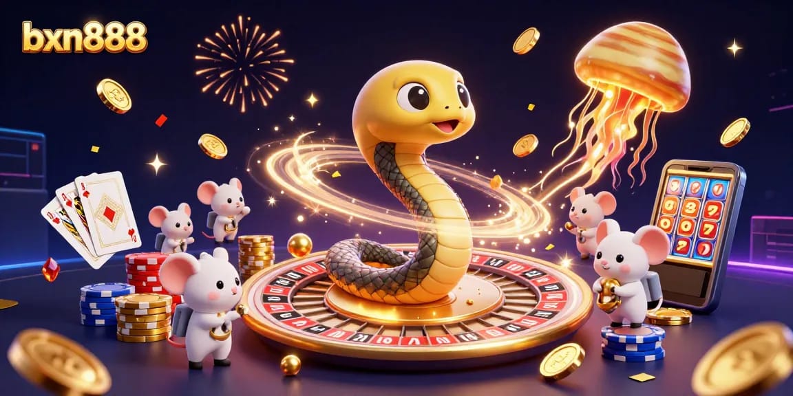 Experience the thrill of betting with bxn888 at a cosmic casino featuring unique characters and vibrant gameplay