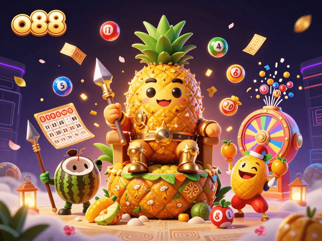 Experience the vibrant world of o88, where gaming meets excitement and fantasy in a colorful beach casino.