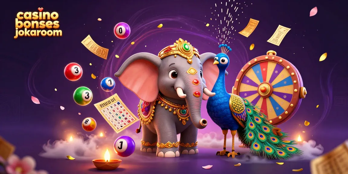 Experience thrilling casino bonuses jokaroom with vibrant 3D cartoon illustration featuring festive designs.