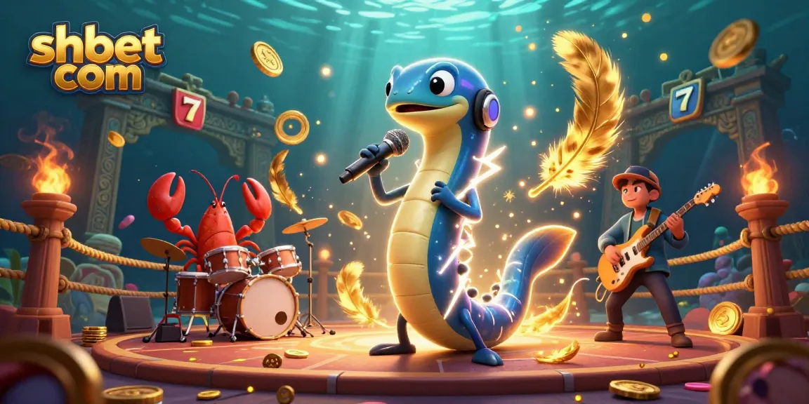 Experience thrilling gameplay at shbet com in a vibrant underwater casino scene.