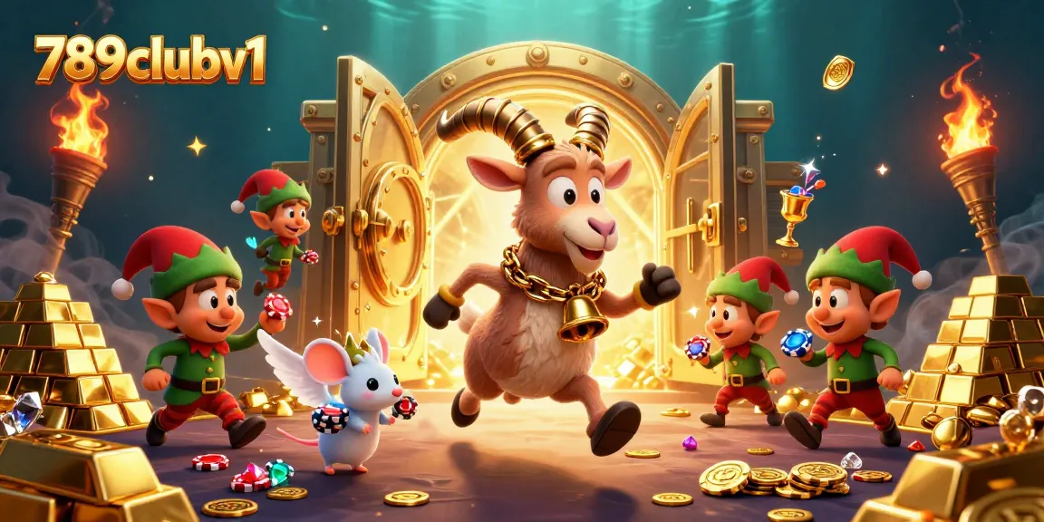 Experience excitement at 789clubv1's holiday casino with captivating characters and treasures.