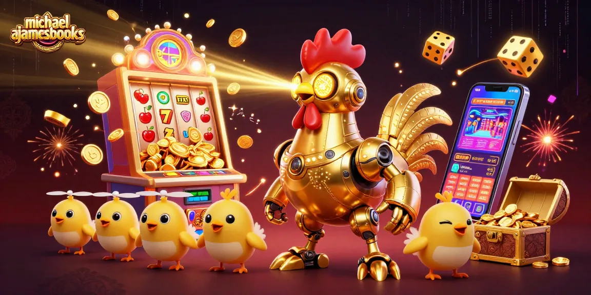 Experience exciting gameplay at michaelajamesbooks with golden rooster slots exploding in a jackpot.