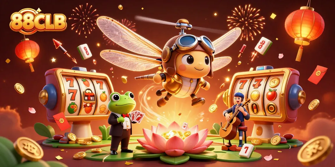 Engage with thrilling games at 88CLB's vibrant casino showcasing slots and live dealers.