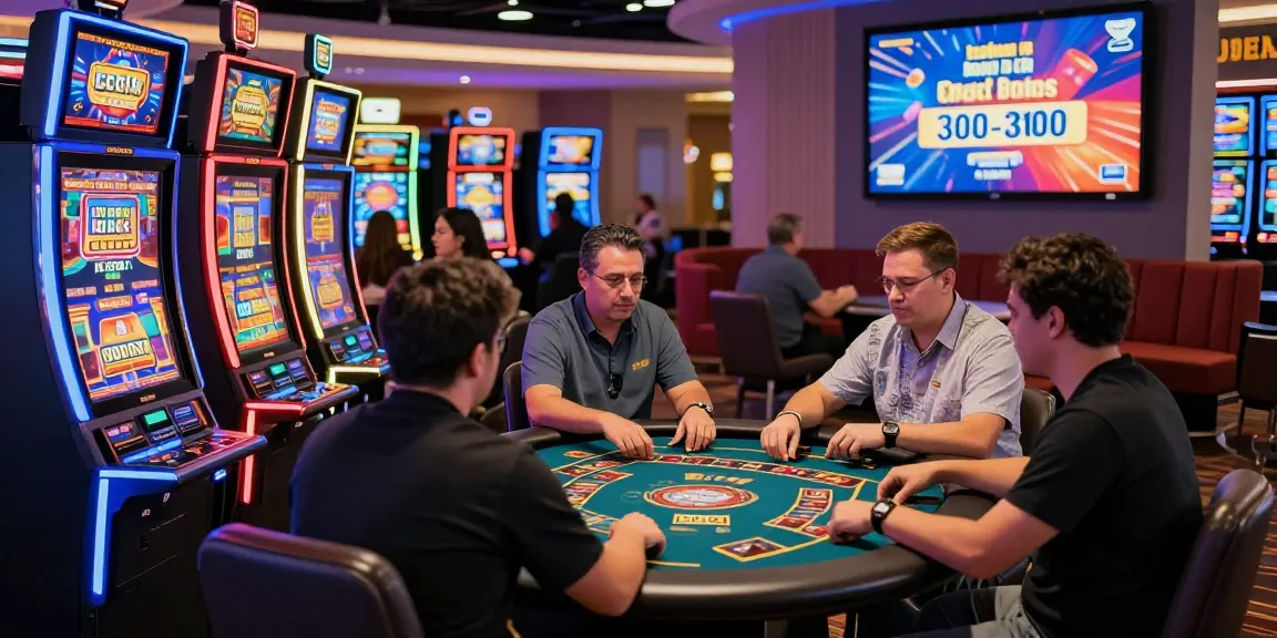 Exciting gaming atmosphere at https://crownwoods.org.uk/ with players engaged in credit card casino games and vibrant promotions.