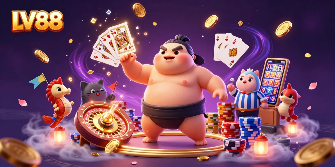 Experience thrilling gameplay at LV88 with exciting casino elements and enchanting underwater characters.
