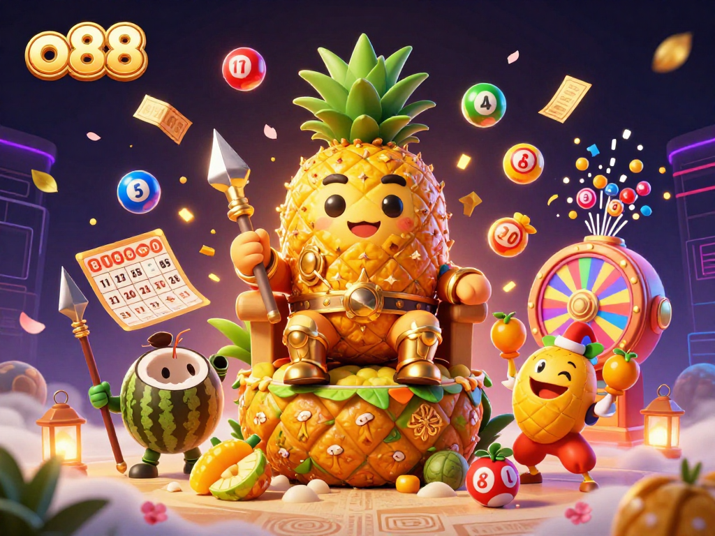 Experience the vibrant world of o88, where gaming meets excitement and fantasy in a colorful beach casino.