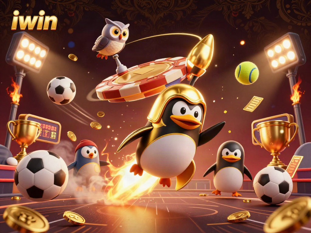 Spin the reels at iwin with the golden penguin on a thrilling casino adventure!