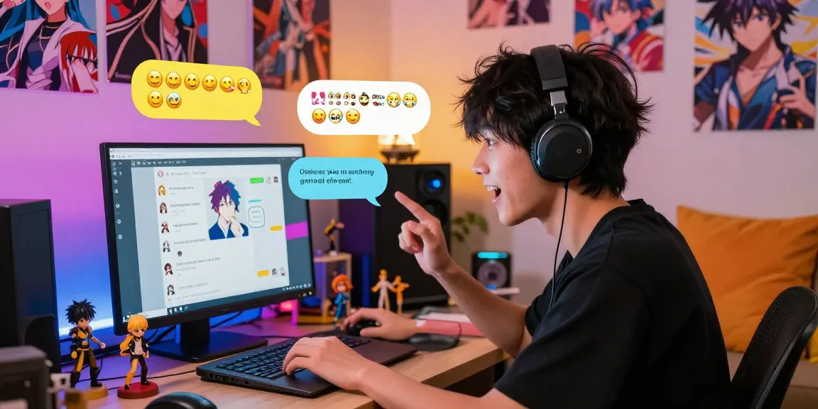 Engaging ai ecchi chat experience with anime characters interacting in a cozy digital room.