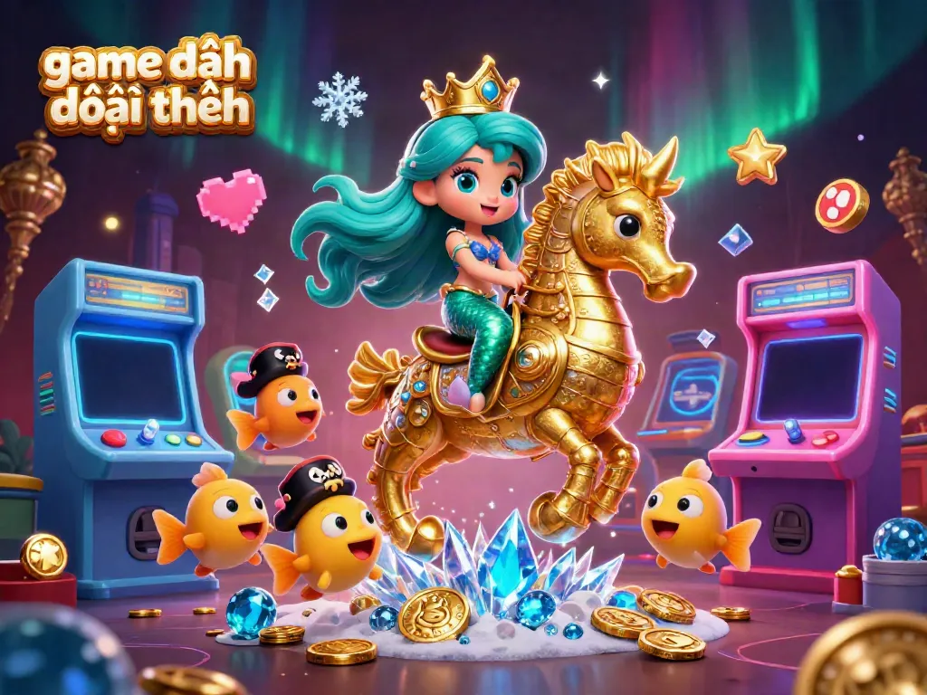 Experience the vibrant world of game đánh bài đổi thưởng with a stunning 3D naval theme illustration featuring characters and gaming elements.