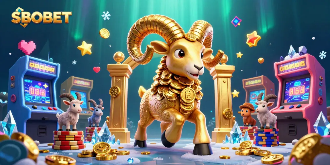 แทงพนัน SBOBET โดยมีแกะทองคำขนาดใหญ่เปอร์เซ็นต์สูงกำลังชนประตูทอง