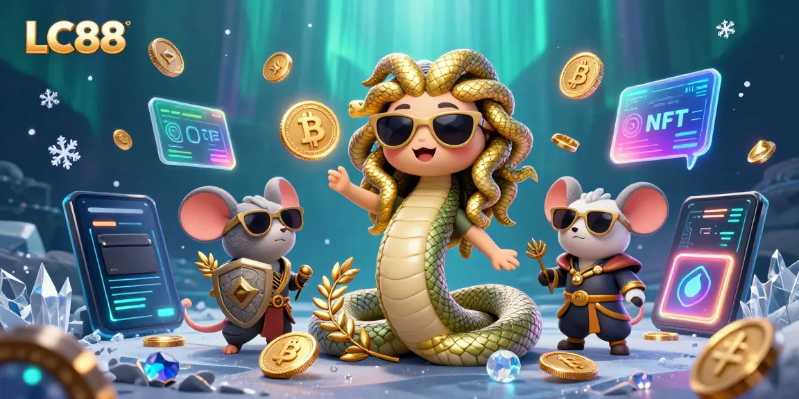 Experience exciting casino gameplay at LC88 with vibrant characters and neon elements.