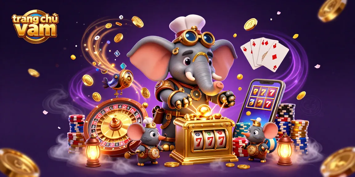 Experience the excitement of trang chủ vmax with our vibrant slots and casino illustration.