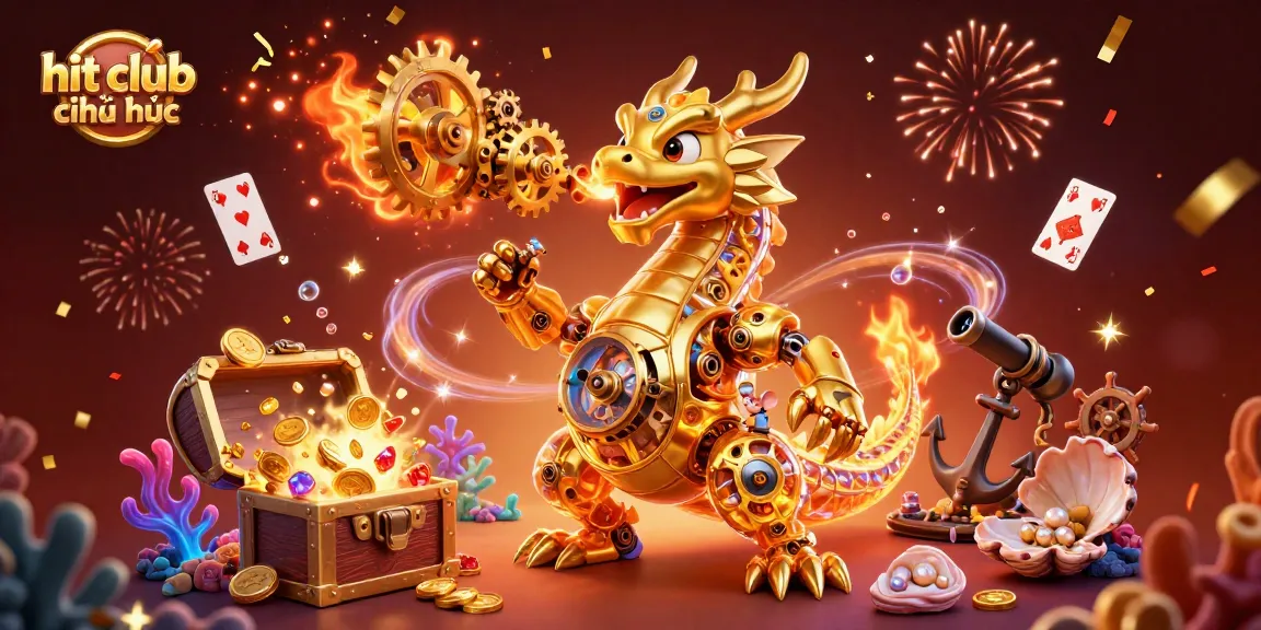 Experience the thrill at hit club chính thức with golden dragon and dynamic casino elements.