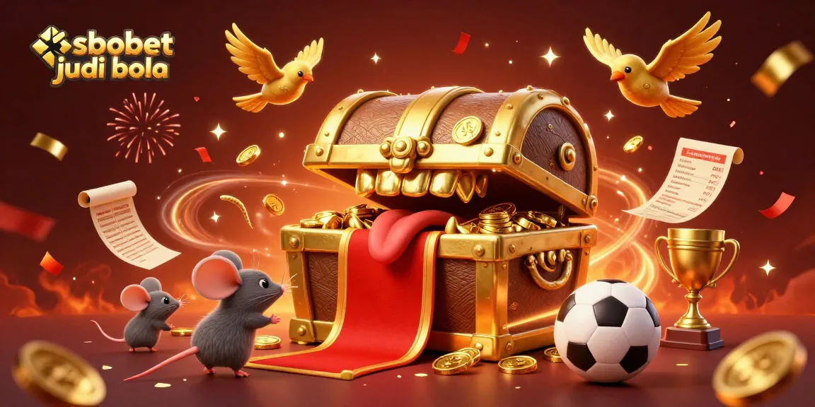 Bet on sbobet judi bola with excitement and winning strategies in this vibrant sports betting illustration.